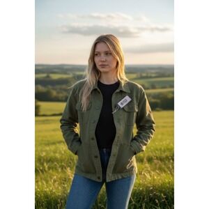 Alpine Design Chore Jacket. XS Oversize To Small. Quilted Lining. NWT . Utility,